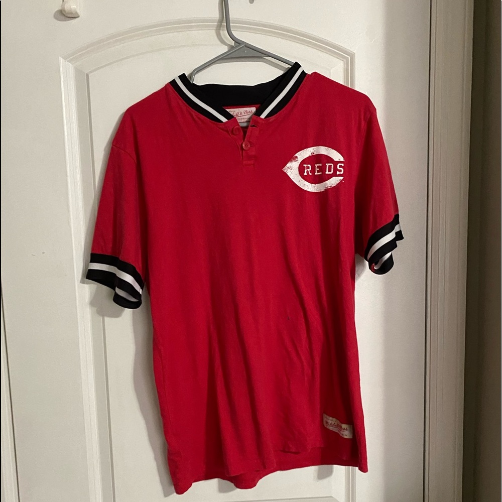 Mitchell and Ness Reds World Series T-Shirt